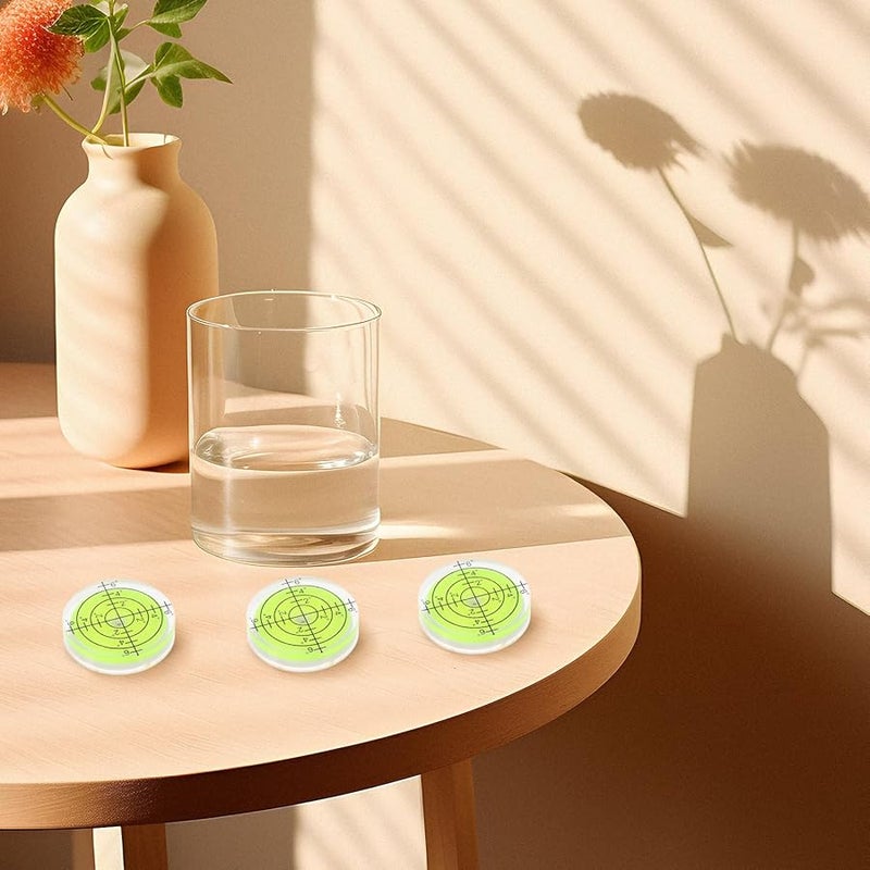 4 قطع ميزان روح صغير ميزان فقاعي 32x7 مم لتعليق الصور واستخدام الكامبير - Image 4